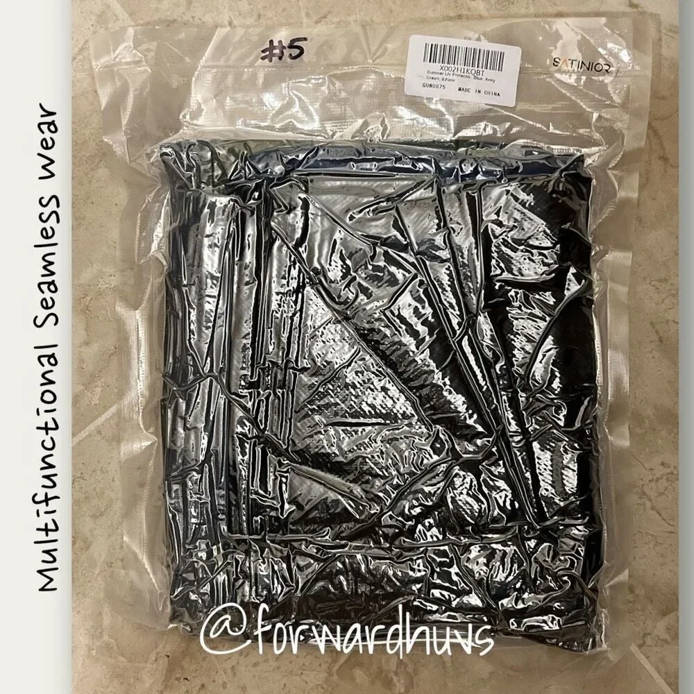 Breathable Polyester Microfiber Multifunctional Seamless bandana 8 Pk ** NEW **